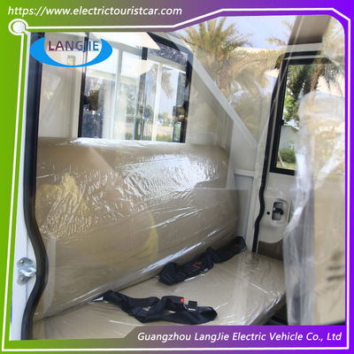 Carro-patrulha bonde de 5 Seater, carros de serviço público postos bondes com luz grande no telhado