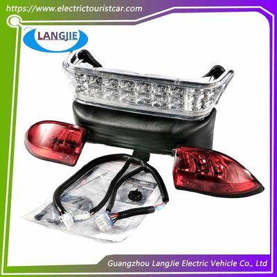 Kit de LED de carro do clube de golfe 12V Luzes dianteiras e traseiras Centro de controle Luzes do clube Acessórios de carro