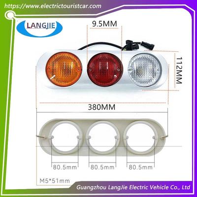 Automóvel de turismo elétrico de quatro rodas EAGLE Montagem de luz traseira fechada Acessórios de luz de escape