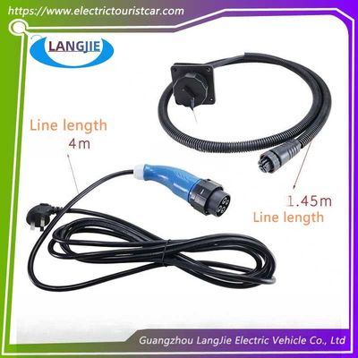 Carrinho de golfe EXCAR Soquete de carregamento, pistola de carregamento de bicicleta elétrica 220V