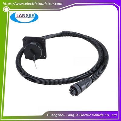 Carrinho de golfe EXCAR Soquete de carregamento, pistola de carregamento de bicicleta elétrica 220V