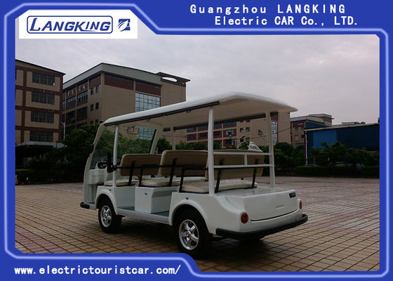 carro bonde 8 do turista do motor da C.C. 48V o mini assenta o peso leve 640KGS de carregamento