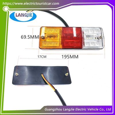 As luzes traseiras dos pára-choques traseiros da Marshell são usadas para carros elétricos de quatro rodas e carros de patrulha.
