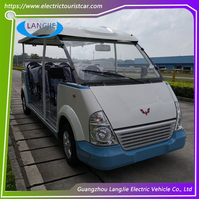 Carro Turístico a Gás Ecológico Verde 11 Lugares Carro de Golfe a Gás Club Car para Resort