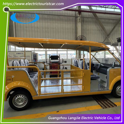 8 do carro bonde verde do turista de Seater capacidade de escalada do ônibus de excursão 18% mini