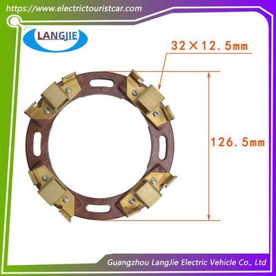 Veículos elétricos de turismo e patrulha de quatro rodas LVTONG Motor Componentes de montagem de suporte de escova de carbono