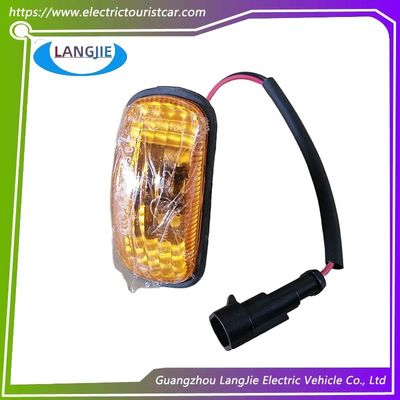 Luz de Neblina Longa para Carrinho de Golfe, Luz de Seta Dianteira, Peças para Carro de Passeio