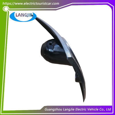 LVTONG Lâmpadas pretas com sinal de virada dianteira para veículos de patrulha de carrinhos de golfe
