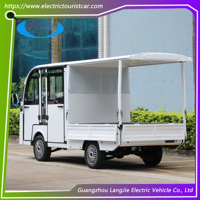Bom preço. Carro de Resort Alimentado por Bateria Branco 5 lugares Carro de Cargas Elétrico Motor AC Para Hotel on-line