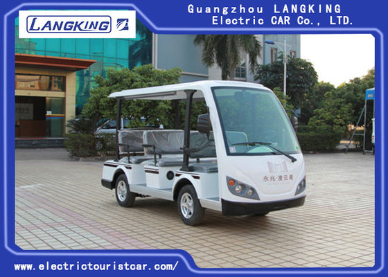 4KW capacidade de escalada elétrica modelo da camioneta expresso 18% do motor 48V oito Seater Y083A usando o hotel/universidade /park