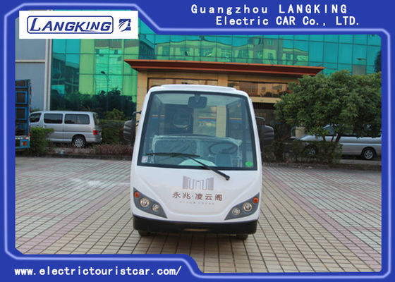 4KW capacidade de escalada elétrica modelo da camioneta expresso 18% do motor 48V oito Seater Y083A usando o hotel/universidade /park