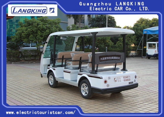 4KW capacidade de escalada elétrica modelo da camioneta expresso 18% do motor 48V oito Seater Y083A usando o hotel/universidade /park