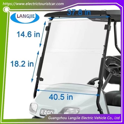 Bom preço. Pára-brisa dianteiro transparente de alta qualidade para carrinho de golfe Ezgo Txt on-line