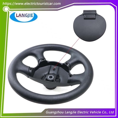 Bom preço. High Quality Electric Golf Cart Parts, Detachable Steering Cover, Black Steering Wheel on-line
