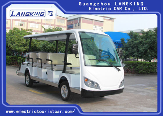Ônibus Sightseeing bonde de 14 Seater, carro bonde da canela 72v para a exposição