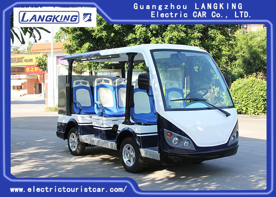 8 carros bondes de Seater, ônibus de excursão Y083A da bateria seca de 48V 5KW com a caixa pequena para o hotel