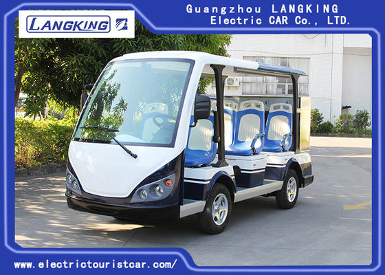 8 carros bondes de Seater, ônibus de excursão Y083A da bateria seca de 48V 5KW com a caixa pequena para o hotel