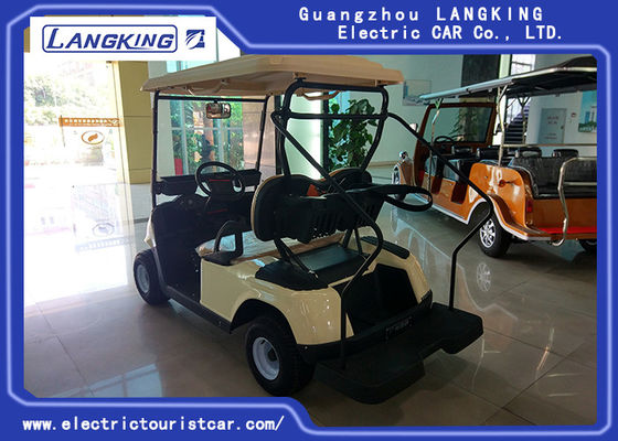 Carrinho de golfe bege da pessoa da economia de energia 2 da cor para o lugar/estádio do lazer