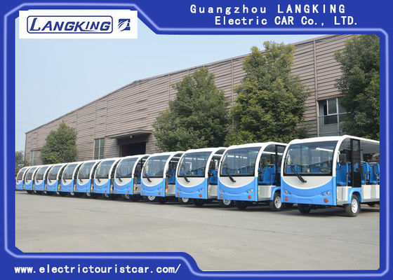 14 quilowatts Sightseeing bondes do carro 72V/5.5 de Seater com a porta para o parque Y140A-M