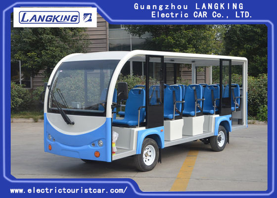 14 quilowatts Sightseeing bondes do carro 72V/5.5 de Seater com a porta para o parque Y140A-M