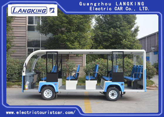 14 quilowatts Sightseeing bondes do carro 72V/5.5 de Seater com a porta para o parque Y140A-M