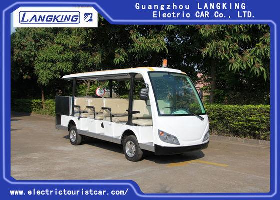 Ônibus Sightseeing bonde de 14 Seater, carro bonde da canela 72v com cerco da caixa da carga