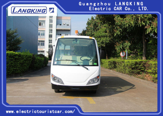 Ônibus Sightseeing bonde de 14 Seater, carro bonde da canela 72v com cerco da caixa da carga