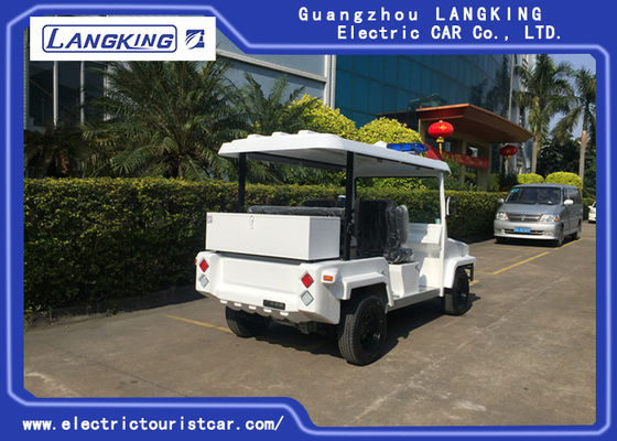 Carro-patrulha bonde do carrinho de golfe de 4 Seater para a luz do carro do cruzeiro da segurança com cuidado