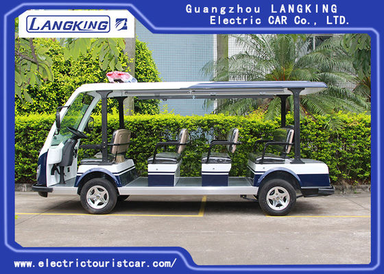 Bom preço. Carro bonde 72V/5KW da canela da vila de 11 Seaters com luz grande nas partes superiores Y113B on-line