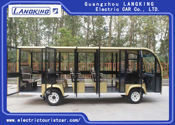 Ônibus Sightseeing bonde de 18 Seater para motor da C.C. do terreno/vilas/aeroportos/terminal 72V 6.3KW