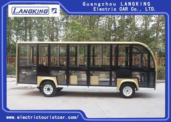 Ônibus Sightseeing bonde de 18 Seater para motor da C.C. do terreno/vilas/aeroportos/terminal 72V 6.3KW