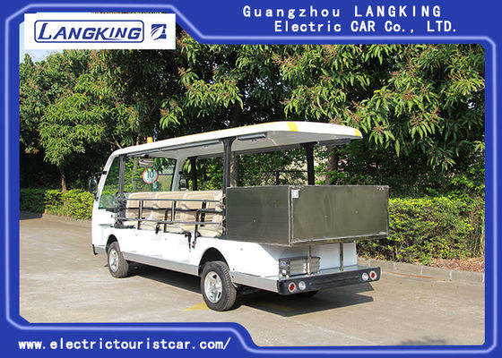 Refrigere o veículo Sightseeing bonde da carga de 11 assentos com Toplight pequeno 72V 7.5KW
