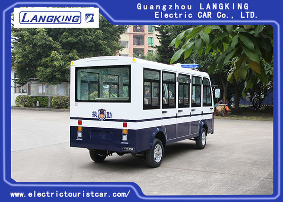 O carro bonde da canela de Seater do branco 11 equipado com choque eficaz absorve/porta