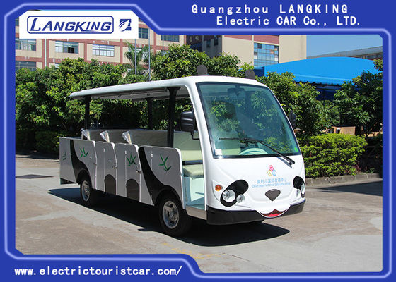 Bom preço. O carro bonde da canela de 14 Seater equipado com choque eficaz absorve com porta on-line