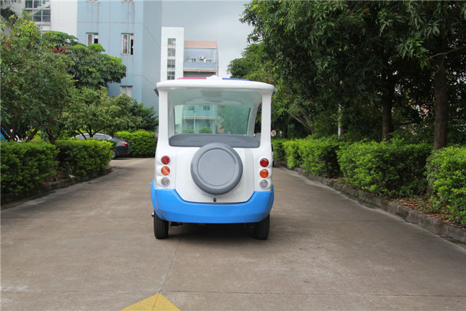 Carro bonde azul/branco do golfe com assentos do vidro de fibra 4 de Toplight para o recurso 2